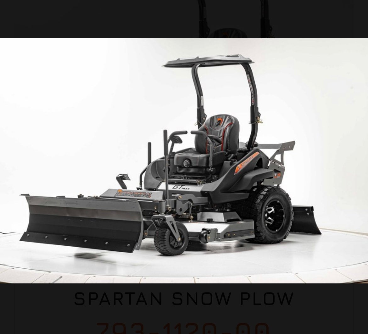 Snow plow for yard machine mower outlet